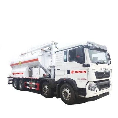 Sab saum toj -mounted Screw Type ANFO Explosive Truck